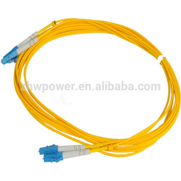 100% optically tested Cost-effective lc upc duplex fiber optic patch cord